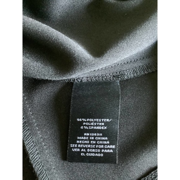 RN STUDIO by RONNINICOLE BLACK STRETCH COLD SHOULDER DRESS 14W - Picture 7 of 7